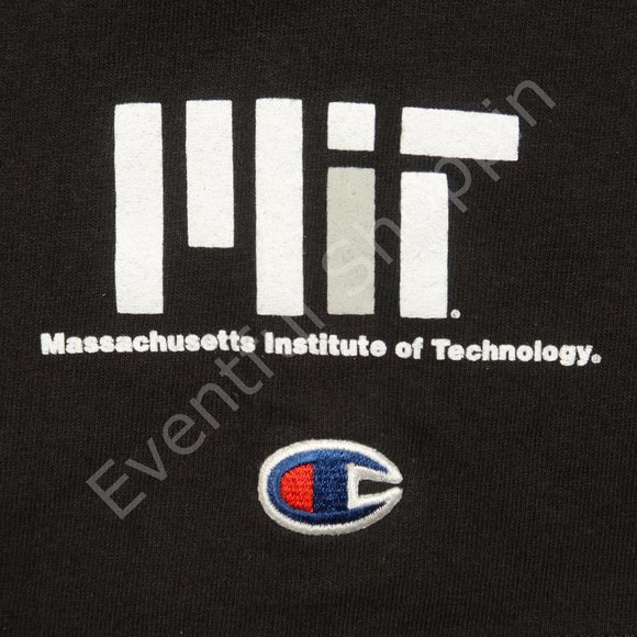 Champion MIT Human Ape Robot Evolution T Shirt in Black / Gray Size Small - Picture 5 of 7